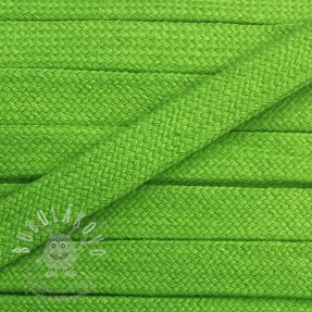 Bavlnená šnůra plochá 13 mm zelená