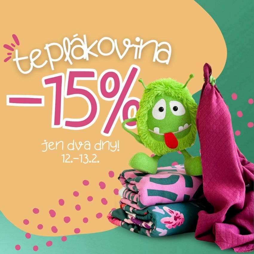 teplákovina 15% CZ