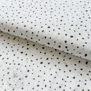 Bavlněná látka Small dots Snoozy taupe