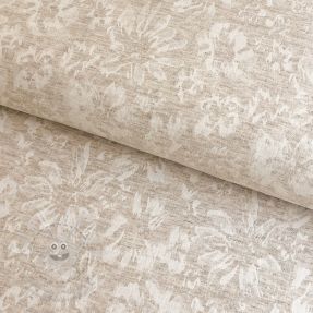 Viskóza se lnem JACQUARD Maria natural