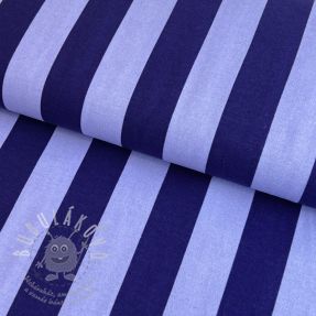 Bavlněná látka FLANNEL Stripes cobalt