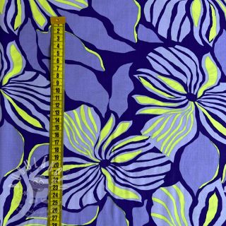 ECOVERO Florals cobalt digital print