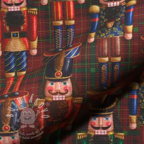 Dekorační látka Nutcracker Family digital print