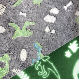 Wellness Fleece Glow in the dark Dino design C