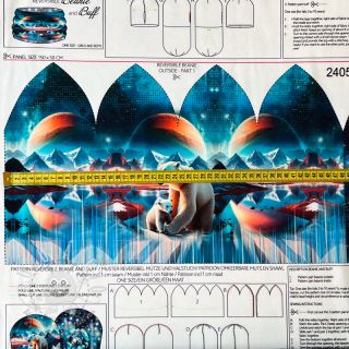 Teplákovina Polar PANEL SET digital print