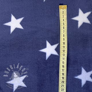 Wellness Fleece Stars blue light blue