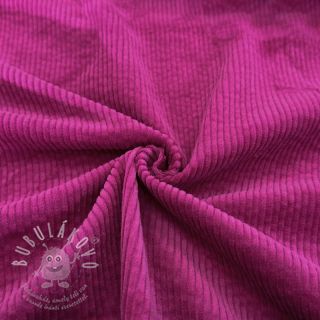 Manšestr 6W WASHED STRETCH fuchsia