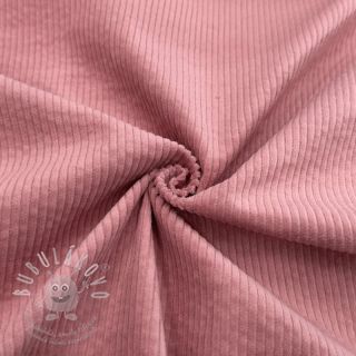 Manšestr 6W WASHED STRETCH rose