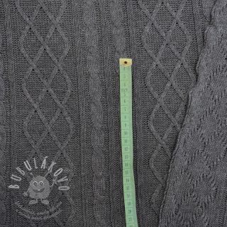 Svetrovina Jacquard CHAIN dark grey