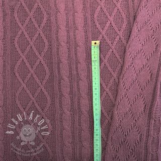 Svetrovina Jacquard CHAIN mauve