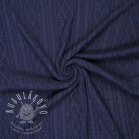 Svetrovina Jacquard CHAIN navy