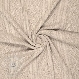 Svetrovina Jacquard CHAIN beige