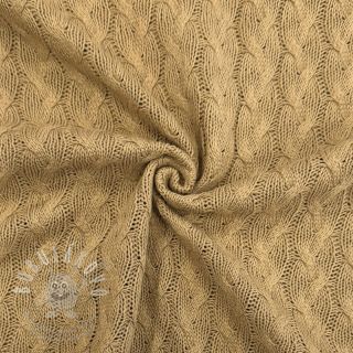 Svetrovina Jacquard CABLE light brown