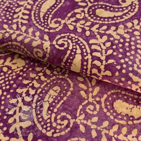 Bavlněná látka VOILE BATIK NEW design B violet