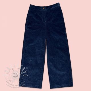 Manšestr 6W WASHED STRETCH navy