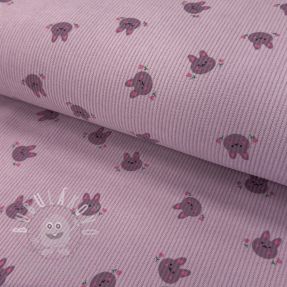 Manšestr STRETCH Small bunny design E