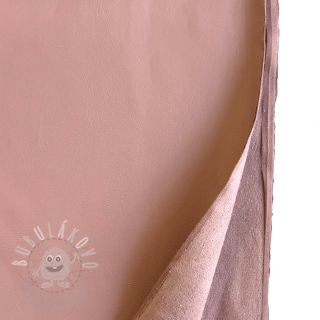 Umělá kůže oděvná SUEDE old pink