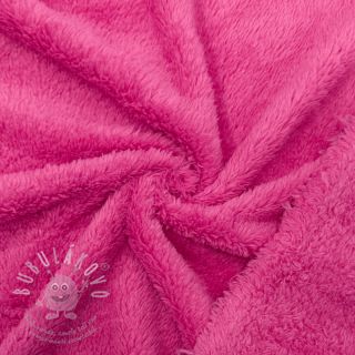 DOUBLE FACE FLEECE TEDDY fuchsia