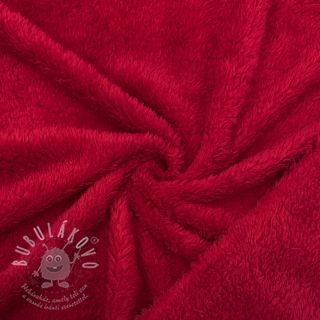 DOUBLE FACE FLEECE TEDDY red